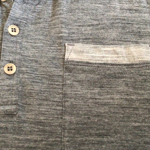 Ice Breaker Casual Merino Wool Polo Shirt w/Pocket Men's Medium - Grey - Picture 3 of 4